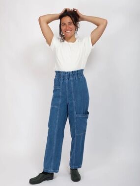 Gravel & Gold Rally cargo pants in black